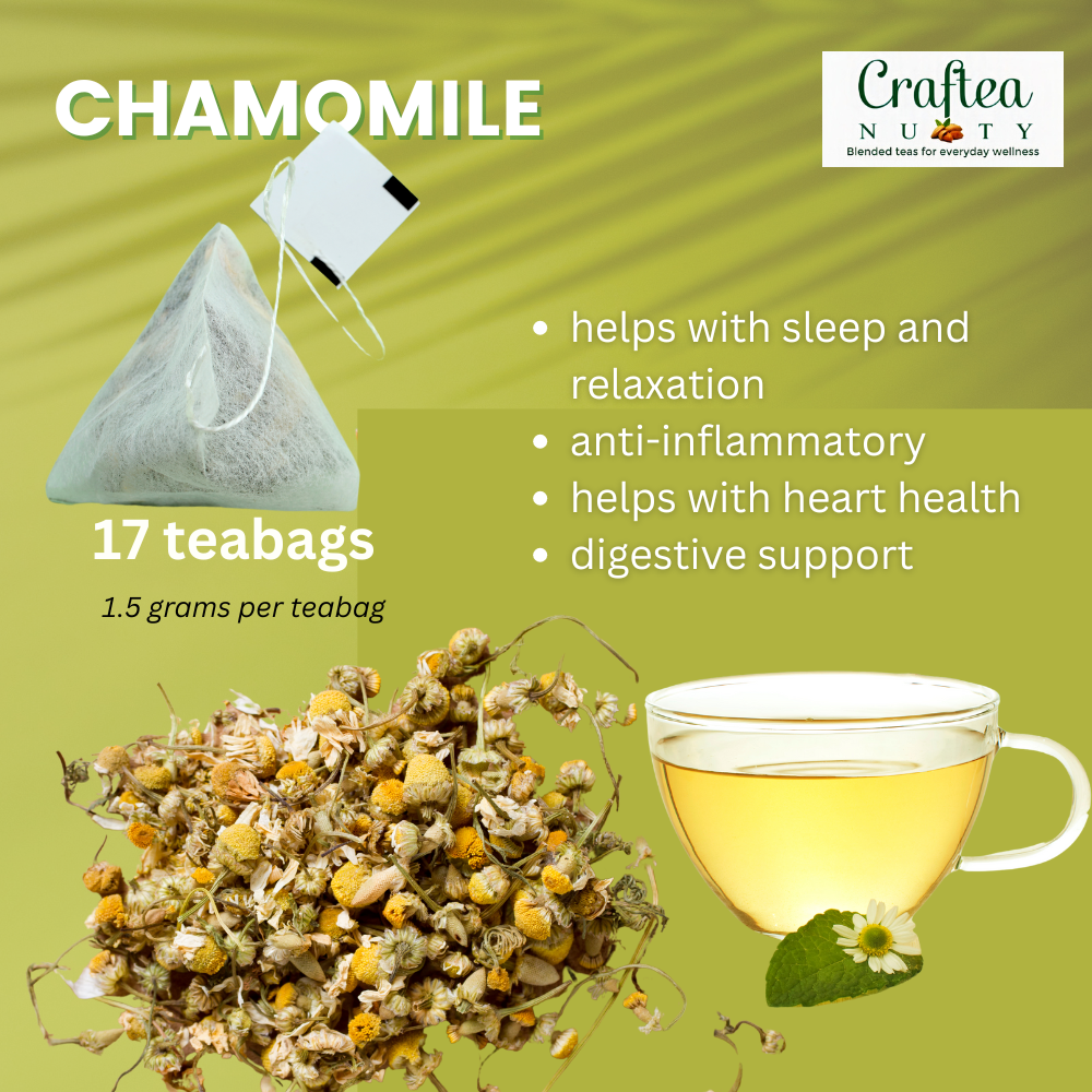 loose teas 100 teabags assorted, 6 kinds, chamomile, spearmint, hibiscus, butterfly pea