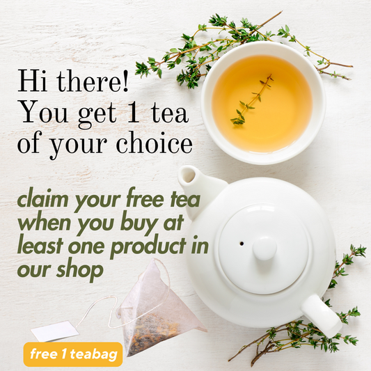 FREE TEA promo item do not buy