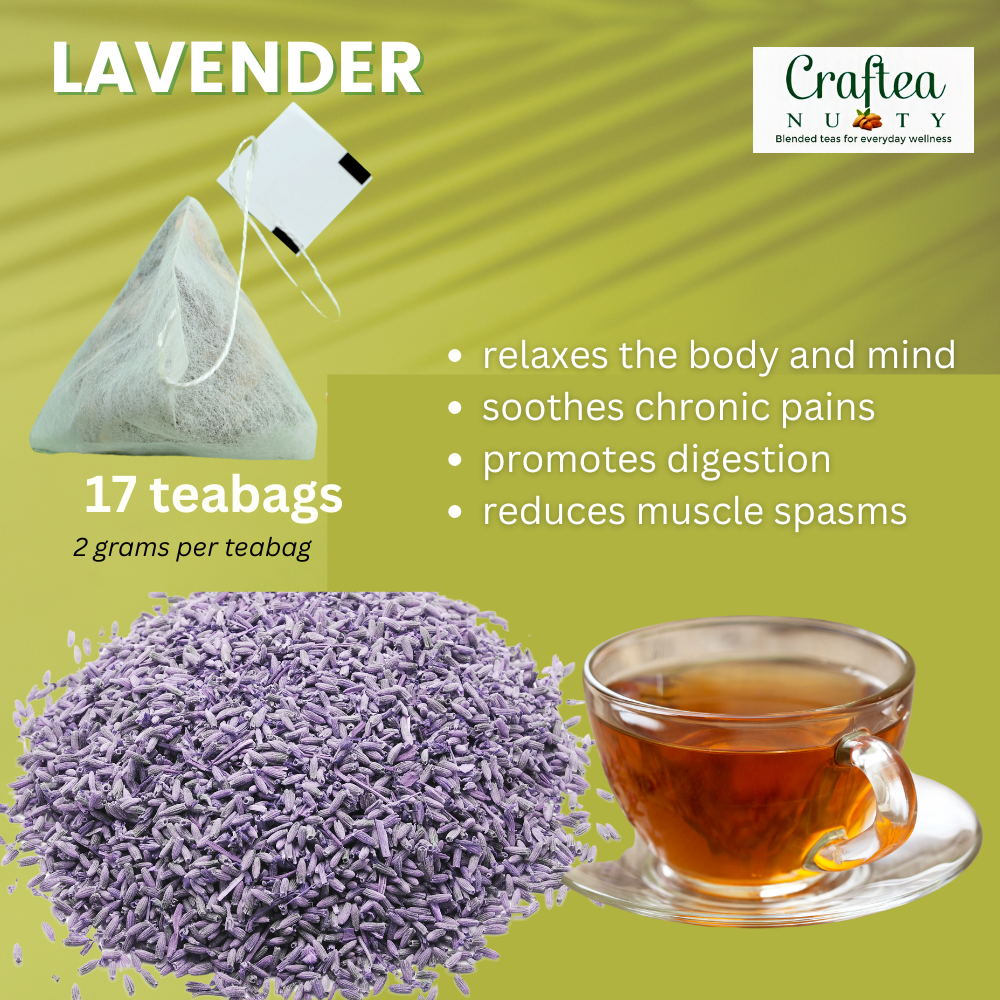 loose teas 100 teabags assorted, 6 kinds, chamomile, spearmint, hibiscus, butterfly pea
