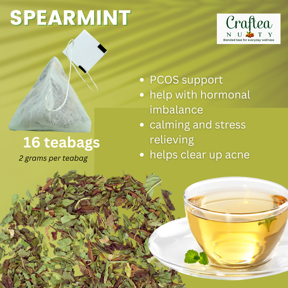 loose teas 100 teabags assorted, 6 kinds, chamomile, spearmint, hibiscus, butterfly pea