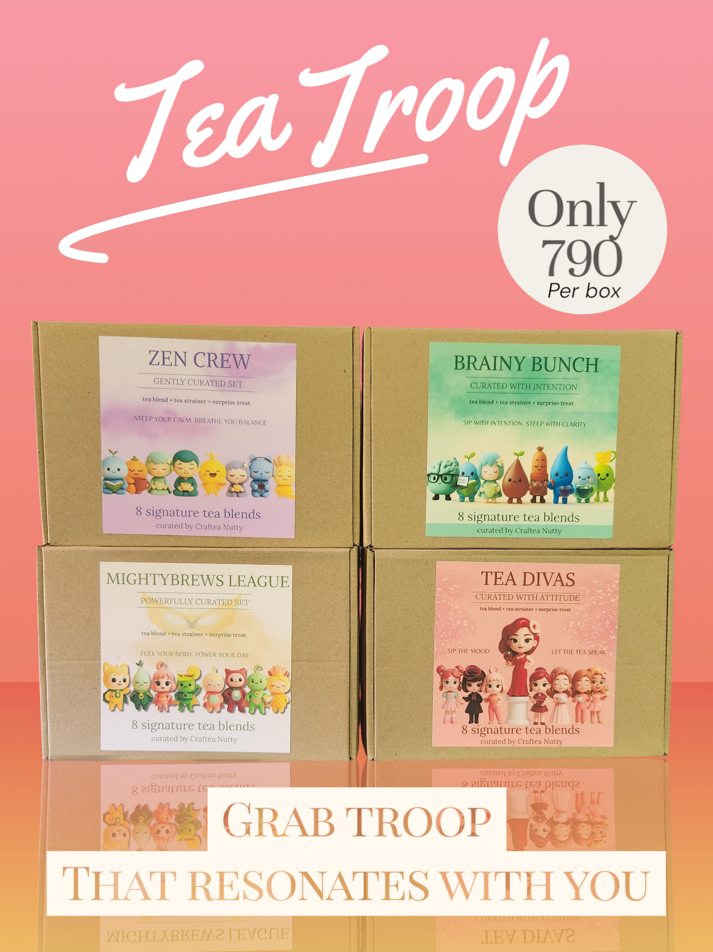 Loose Leaf Tea Collection | Green tea | Black tea | Flower Tea | premium teas with stainless tea Infuser