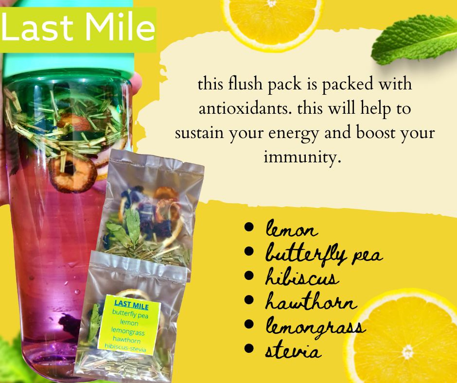 21 Days Water Detox Pack Flash Flush Dried Fruits, Flowers