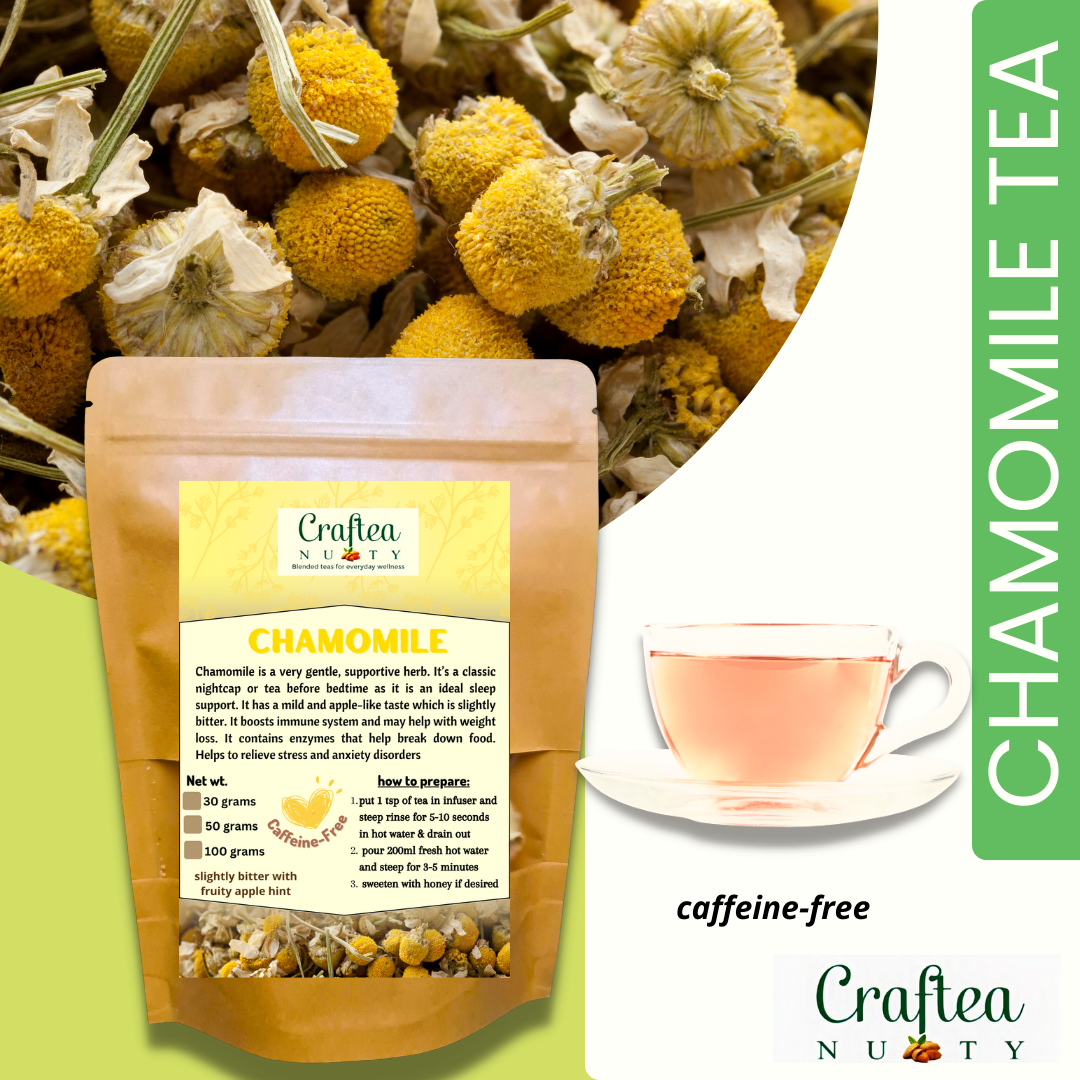 Chamomile Tea for Sleep and Relaxing 30 grams 50 grams 100 grams