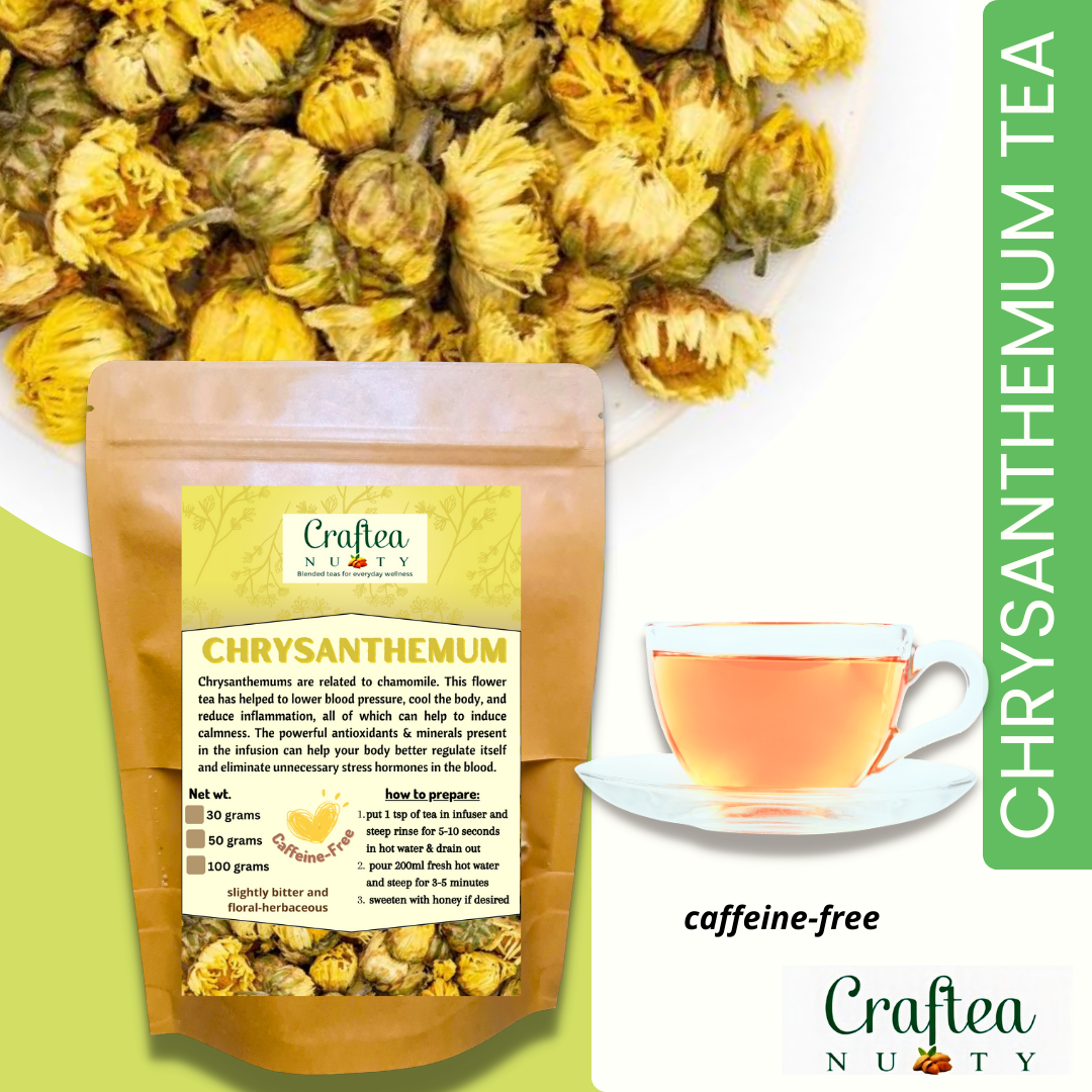 Dried Chrysanthemum Buds Tea with Teabags 30 grams 50 grams 100 grams