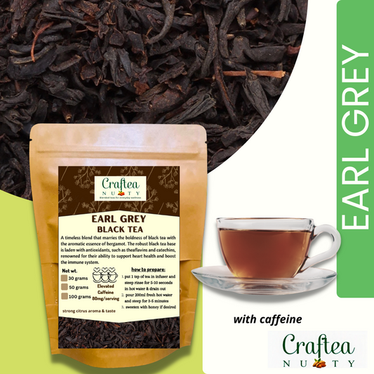 Earl grey black tea loose leaf tea premium black tea