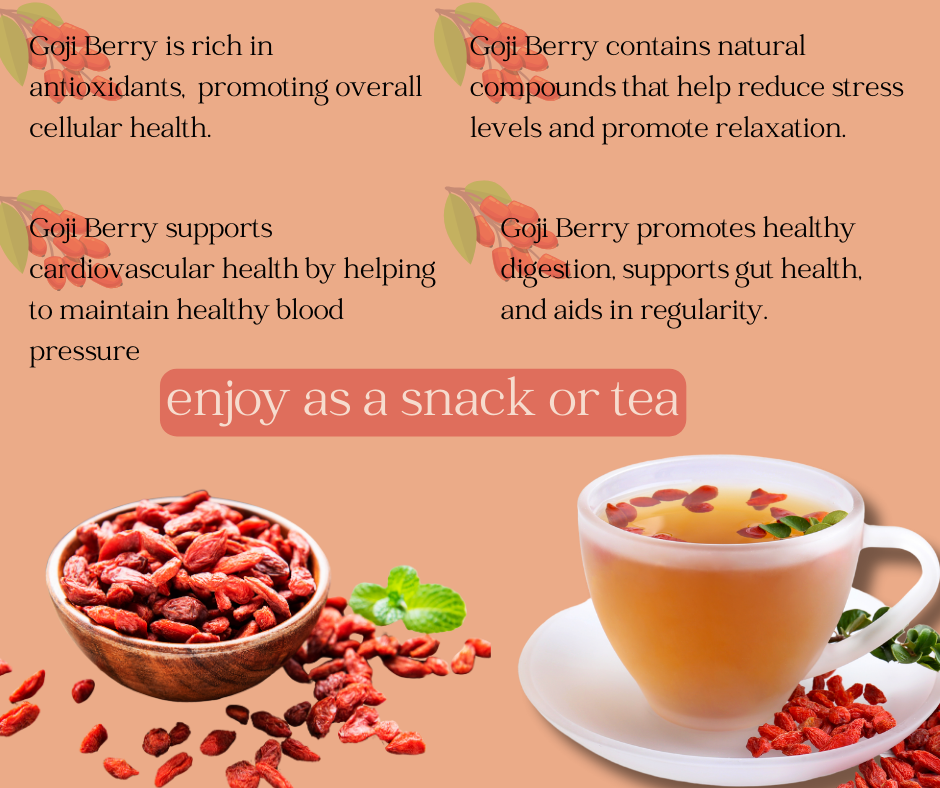 Dried Goji berries organic 50 grams | red goji | wolfberry | goji berry tea | superfood | high antioxidant
