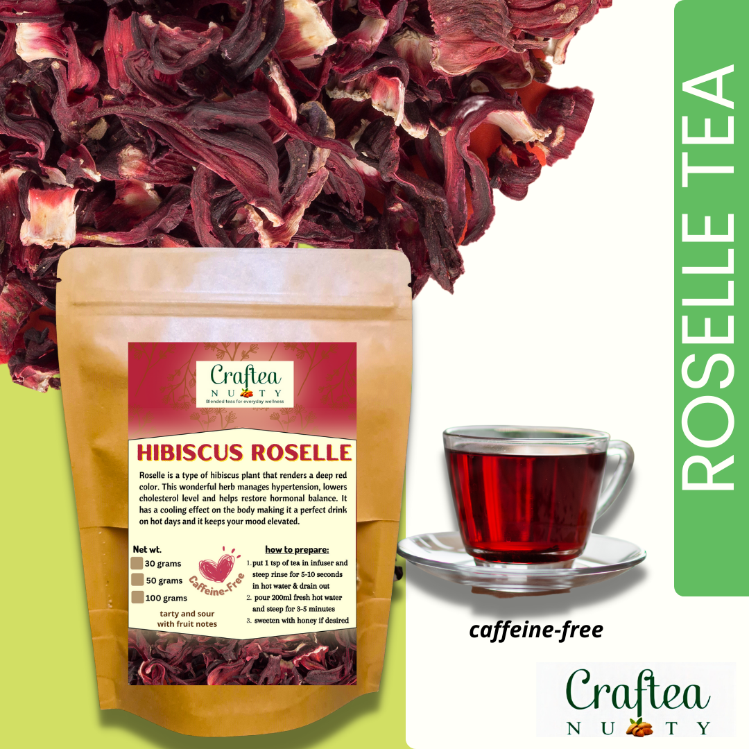 Hibiscus Tea Roselle Sabdariffa with Teabags 30 grams 50 grams 100 grams