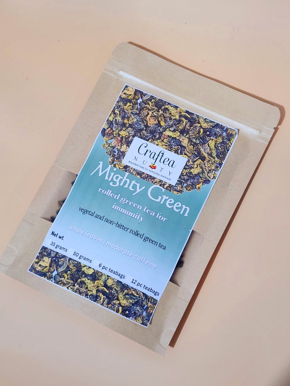 Mighty Green Tea Loose Leaf – Craftea Nutty