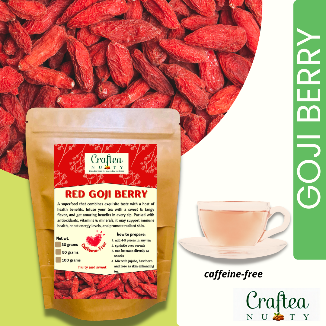 Dried Goji berries organic 50 grams | red goji | wolfberry | goji berry tea | superfood | high antioxidant