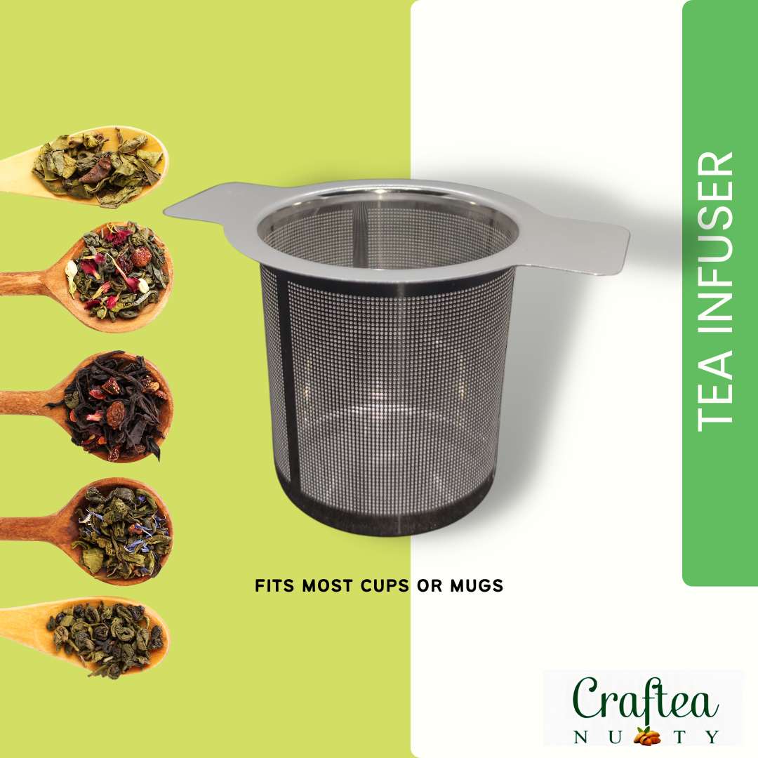 Loose Leaf Tea Infuser 304 Stainless Steel – Fine Mesh Mug Tea Strainer