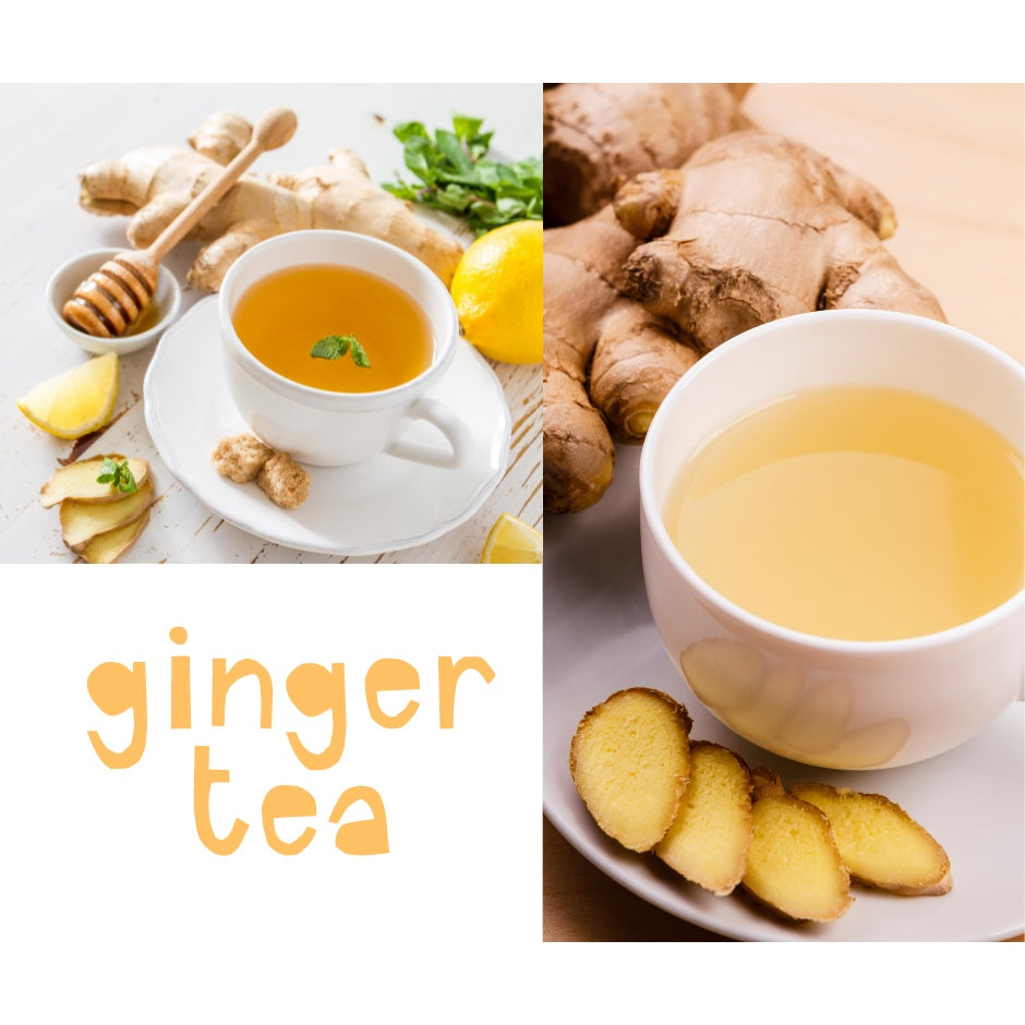 Dried Ginger Tea Caffeine Free with Teabags 30 grams 50 grams 100 grams