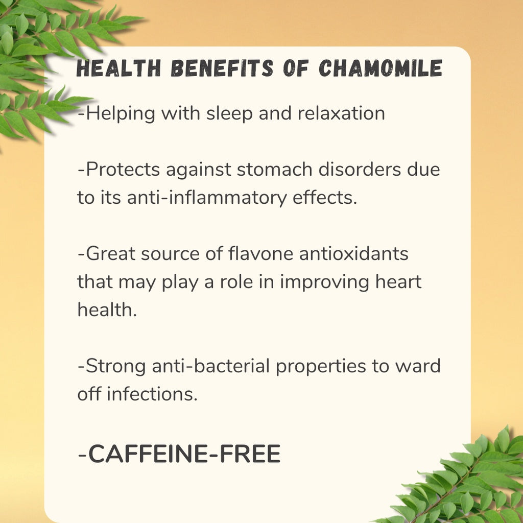 Chamomile Tea for Sleep and Relaxing 30 grams 50 grams 100 grams