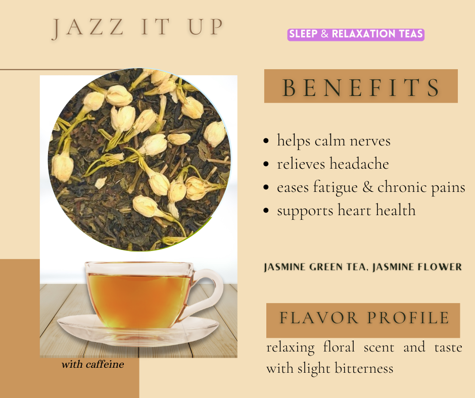 tea blend Jazz It Up Jasmine Loose Leaf Tea